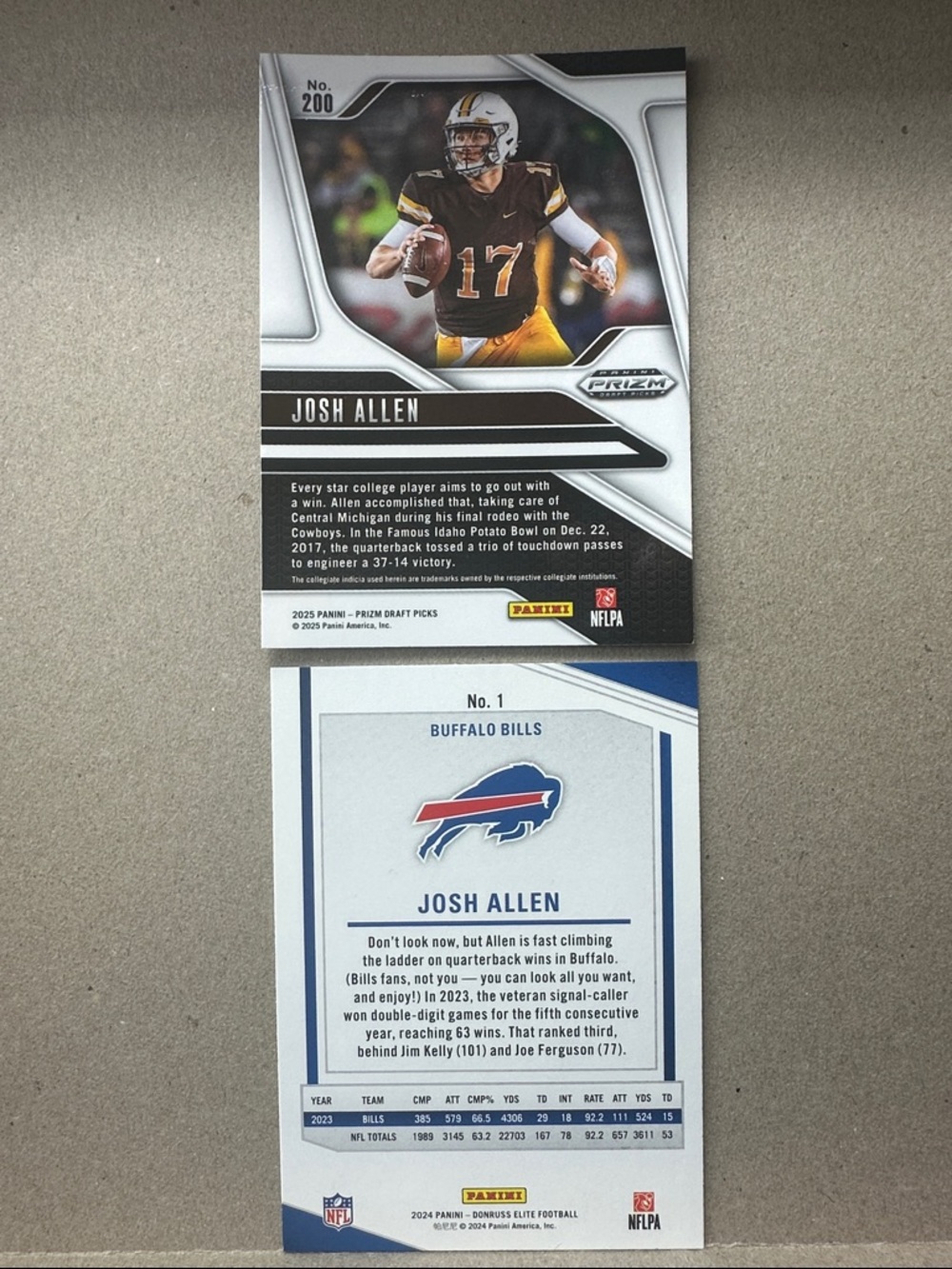 Josh Allen Bills w/ James Cook, Hawes/Bosa Lot of 19 - Picture 9 of 15